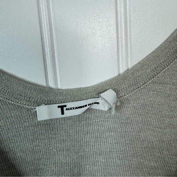 t alexander wang Top XS Gray Black Tank Sleeveless Color block Summer Casual - Picture 3 of 6